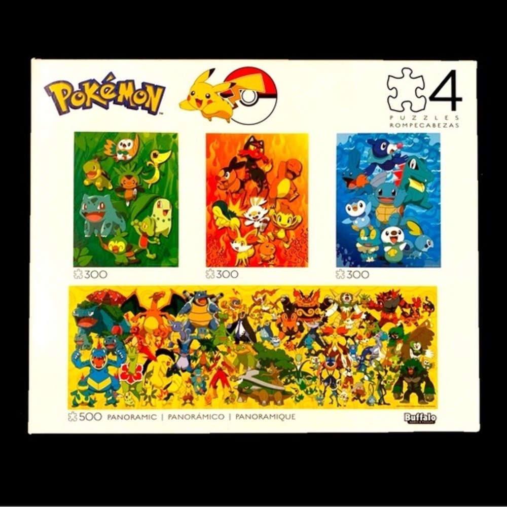 Pokemon 4 Puzzles In A Box